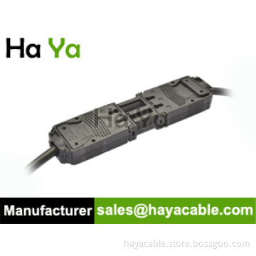 Pluggable Terminal Block Connector with Strain Relief